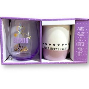 Sheffield Home Wine Glass & Coffee Mug Set